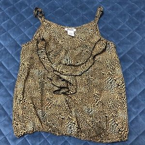 Cheetah tank top